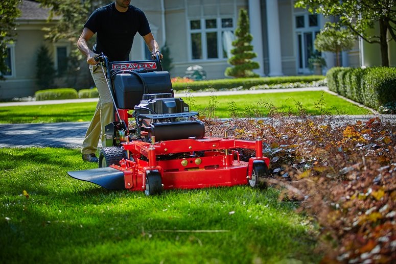 gravely push mower