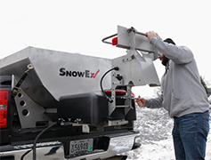 SnowEx Flip-Up/Removable Chute