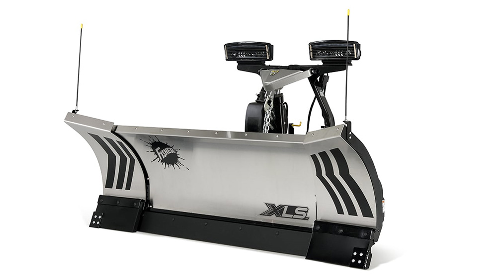 Fisher XLS Stainless Steel 8'-10' Expandable Length Winged Snow Plow