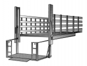 Leyman Railgate FBG Fold-A-Vador Van Body / Trailer Liftgate