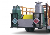 Waltco Bottled Gas Rail-Type Flatbed / Stake Liftgate: MDLBG Series 